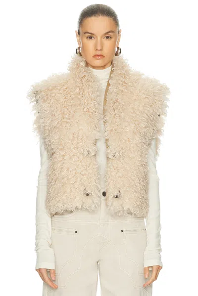 Isabel Marant Étoile Clara Vest In Brown