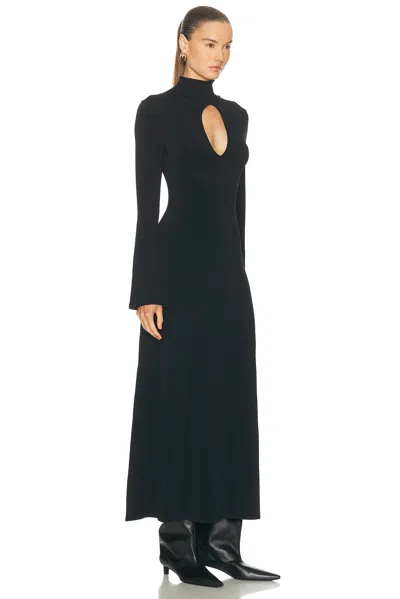 Cult Gaia Santo Long Dress In Black