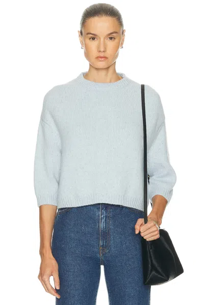 Khaite Atmosphere Blue Cashmere Sabina Sweater In Blue