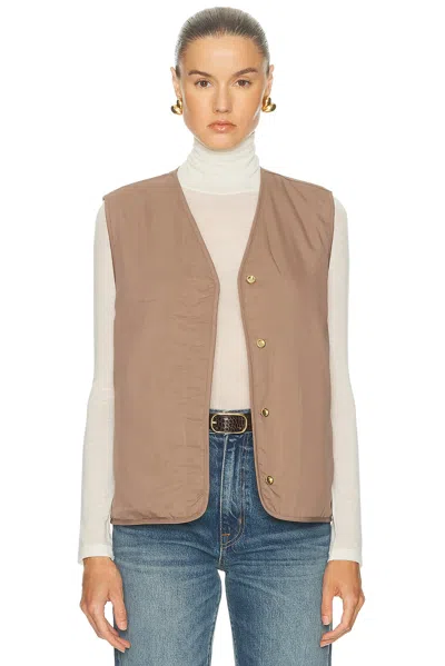 Varley Lori Reversible Gilet In White