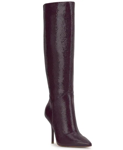 Jessica Simpson Lovieinn2 Knee High Boot In Burgundy