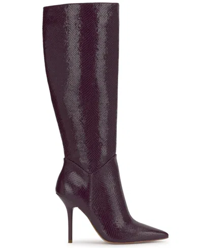 Jessica Simpson Lovieinn2 Knee High Boot In Burgundy