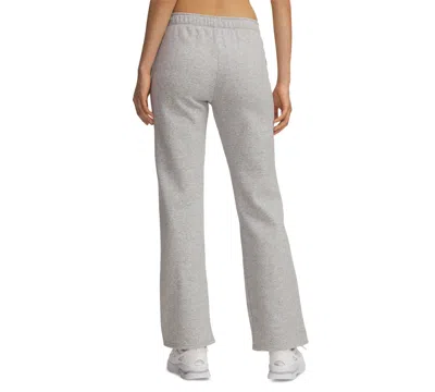 Under Armour Women's Rival Piped-trim Sweatpants In Gray