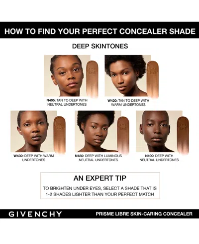 Givenchy Prisme Libre Skin-caring Concealer In Brown