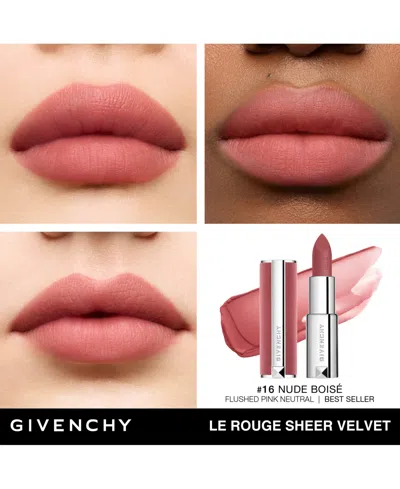 Givenchy Le Rouge Sheer Velvet Matte Lipstick