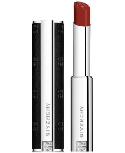 Givenchy Le Rouge Interdit Satin Hydrating Lipstick In Rouge Auburn
