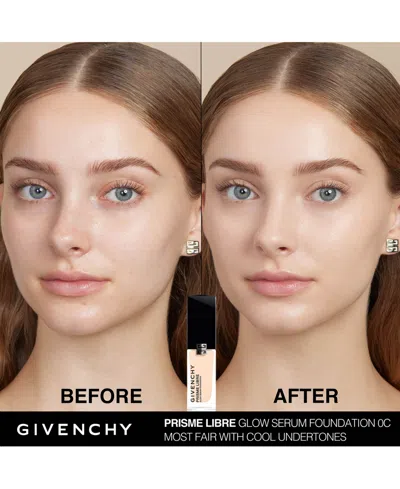 Givenchy Prisme Libre Glow Serum Blurring Foundation With Natural Finish 0.5c 1 oz / 30 ml In Pink