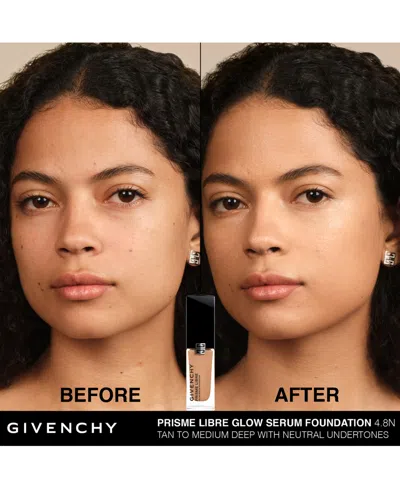 Givenchy Prisme Libre Glow Serum Blurring Foundation With Natural Finish 4.5n 1 oz / 30 ml In Nude