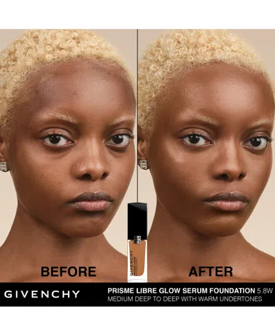Givenchy Prisme Libre Glow Serum Blurring & Hydrating Foundation, 1 Oz. In Brown
