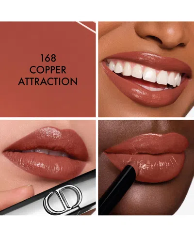 Dior Rouge  On Stage Lipstick 222 Confident Nude 0.07oz/2.2g In Brown