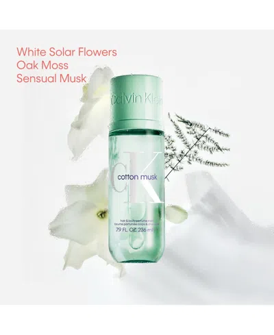 Calvin Klein Cotton Musk Body Mist 236ml In Transparent