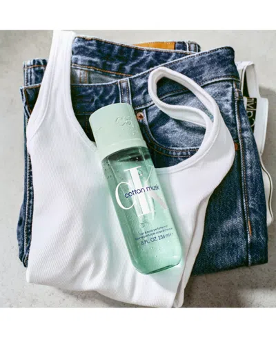Calvin Klein Cotton Musk Body Mist 236ml In Transparent