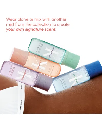 Calvin Klein Cotton Musk Body Mist 236ml In Transparent