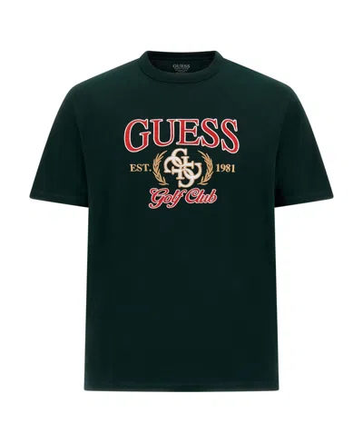 Guess Men's Quatro G Short Sleeve T-shirt In Green