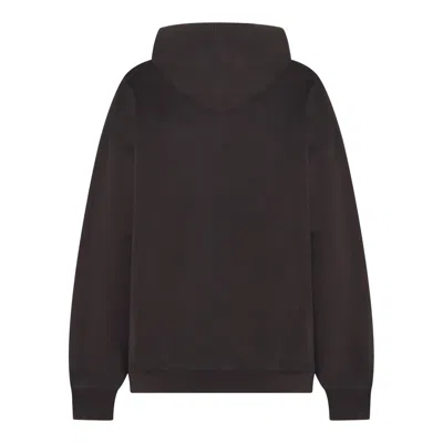 Ganni Isoli Oversized Phantom Sweatshirt In Black