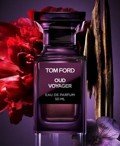Tom Ford Unisex Oud Voyager Edp Spray 1.7 oz Fragrances 888066174800 In Burgundy