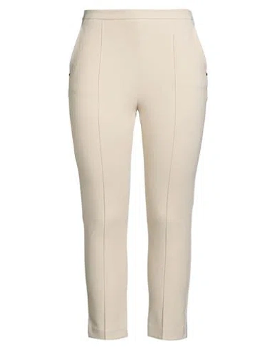 Elisabetta Franchi 1 Essentials Woman Pants Cream Size 6 Polyester, Elastane In Neutral