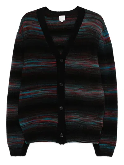Paul Smith Button Thru Cardigan In Black