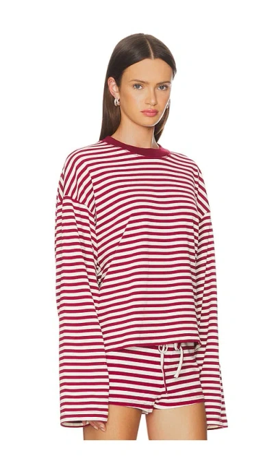 Lioness Bloom Cotton Long Sleeve Crew Neck Boxy T-shirt In Multi