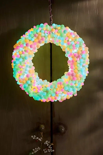 Terrain Stargazer Cherry Ball 2-function Light Wreath In Multi