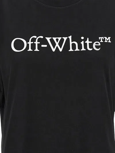 Off-white Off White Logo T Shirt In Black