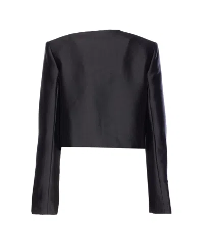 Self-portrait Jacket In Black