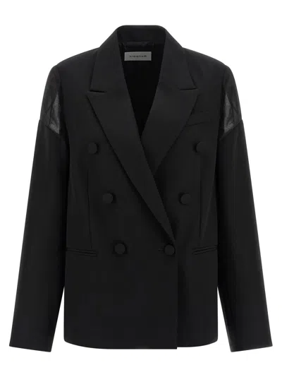 Armarium Sveva Double-breasted Blazer In Black