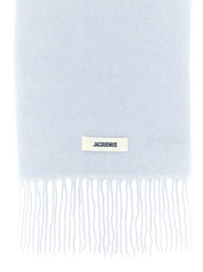 Jacquemus Lecharpe Carro Scarf In Blue