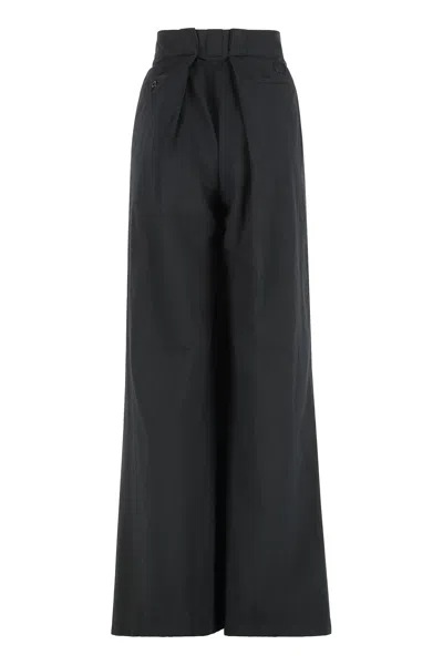 Maison Margiela Wide-leg Pants In Black
