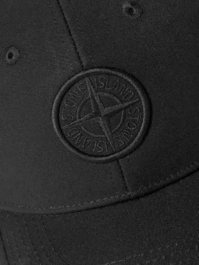 Stone Island Hat In Black