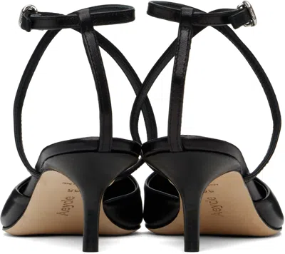 Aeyde Woman Pumps Black Size 7 Leather In Black