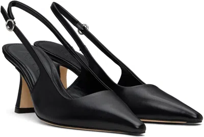 Aeyde Fernanda 75mm Slingback Pumps In Black
