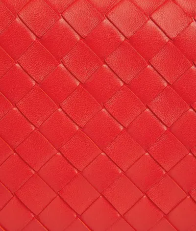 Bottega Veneta Long Andiamo Clutch Bag With Handle In Orange