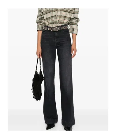 7 For All Mankind Tailorless Dojo Jeans With Front And Back Pockets In Gray