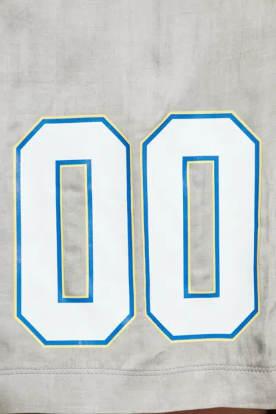 Off-white Elastic Waist Shorts In Gray