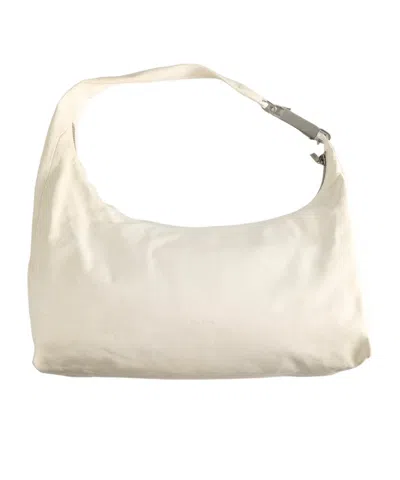 Rick Owens Gemini Shoulder Bag In White