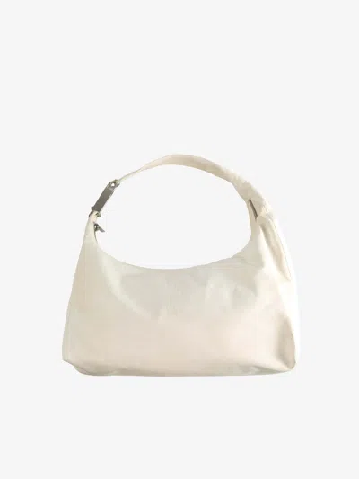 Rick Owens Gemini Shoulder Bag In White