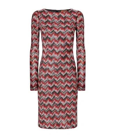 Missoni Midikleid Mit U-boot-ausschnitt In Multi