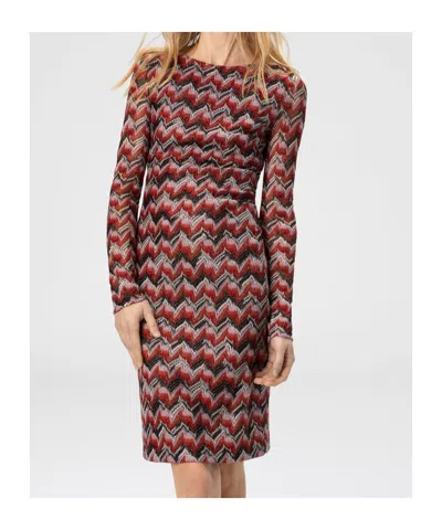 Missoni Midikleid Mit U-boot-ausschnitt In Multi