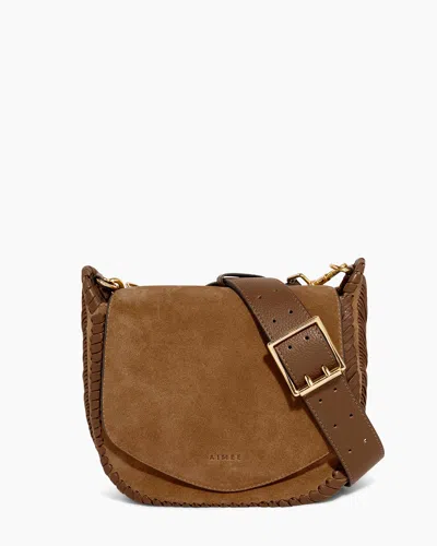 Aimee Kestenberg All For Love Leather Crossbody Bag In Brown