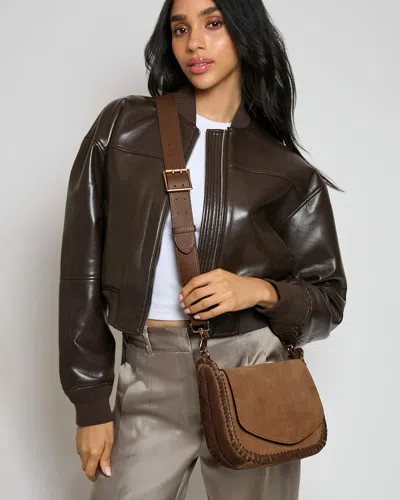 Aimee Kestenberg All For Love Leather Crossbody Bag In Brown