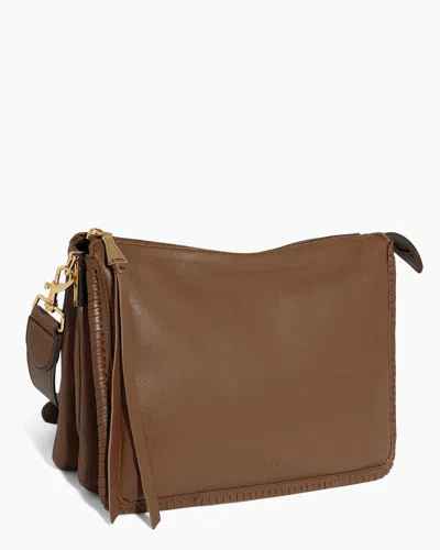 Aimee Kestenberg Famous Leather Large Crossbody Bag In Brown