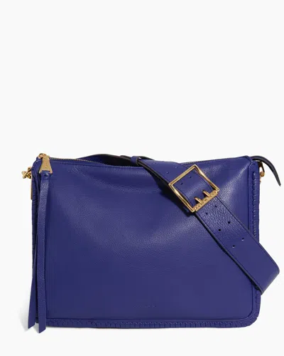 Aimee Kestenberg Famous Leather Large Crossbody Bag In Blue