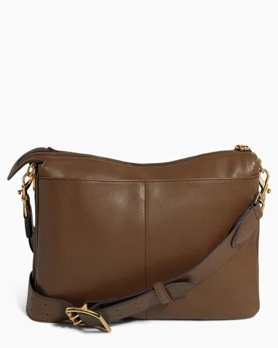Aimee Kestenberg Famous Leather Large Crossbody Bag In Brown
