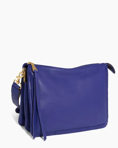 Aimee Kestenberg Famous Leather Large Crossbody Bag In Blue