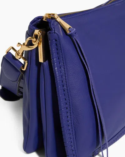 Aimee Kestenberg Famous Leather Large Crossbody Bag In Blue
