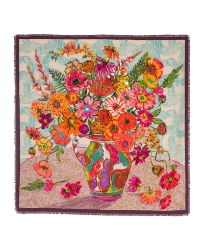 Echo New York Dusk Bouquet Oversized Square In Multi