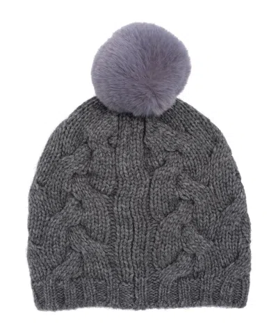 Echo New York Park Cable Beanie In Pink