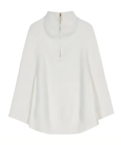 Echo New York Texture Knit Poncho In Brown