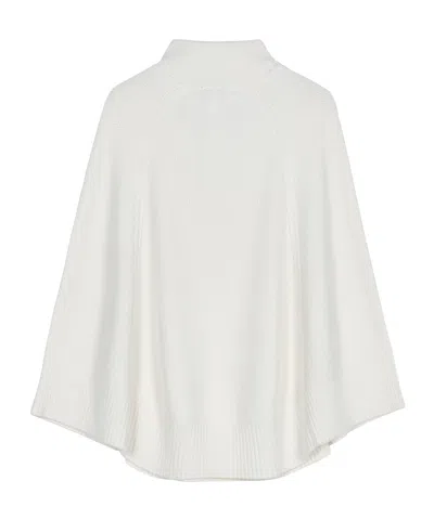 Echo New York Texture Knit Poncho In Brown